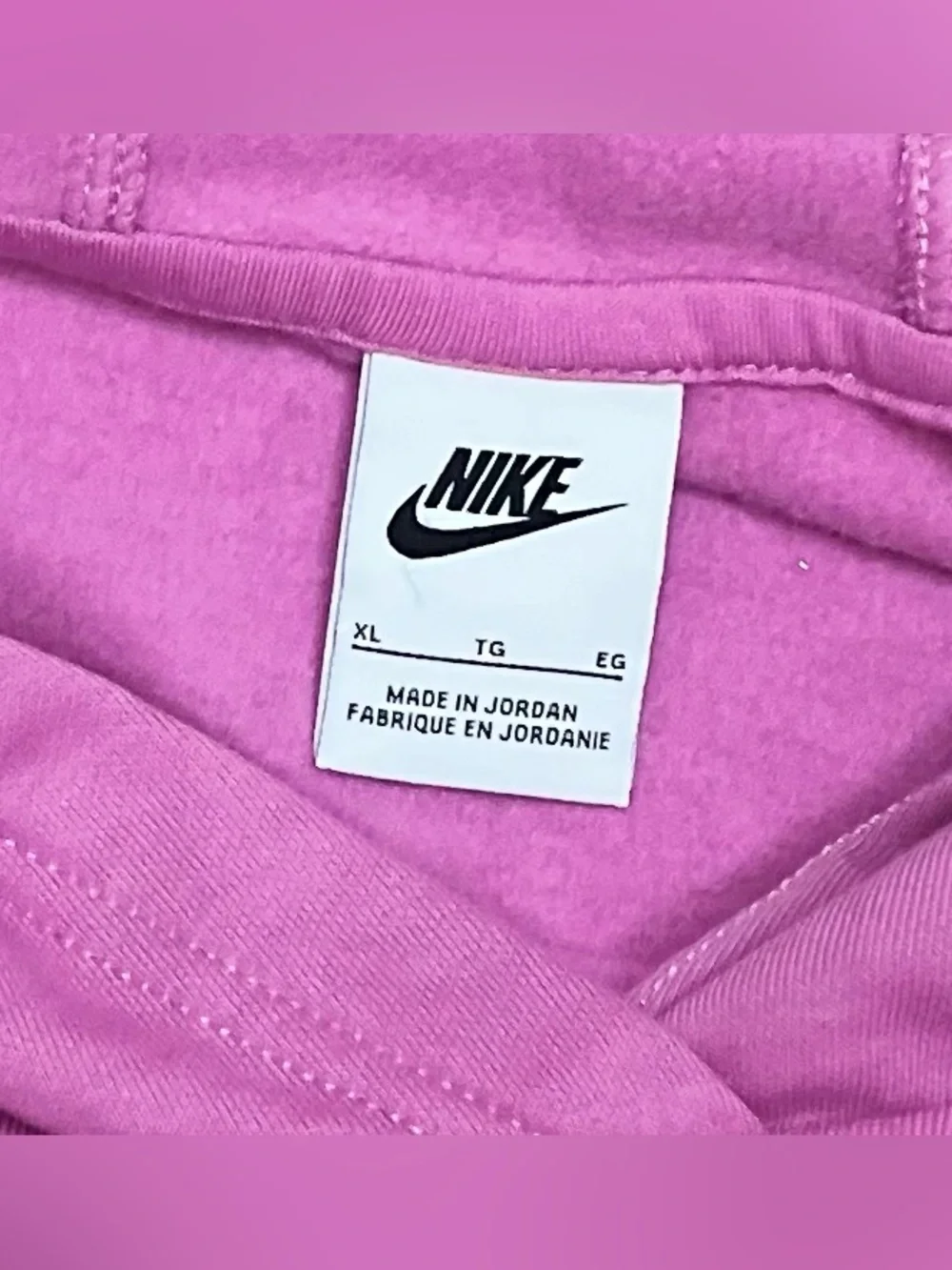 Nike Girls Pink Pullover Hoodie Classic